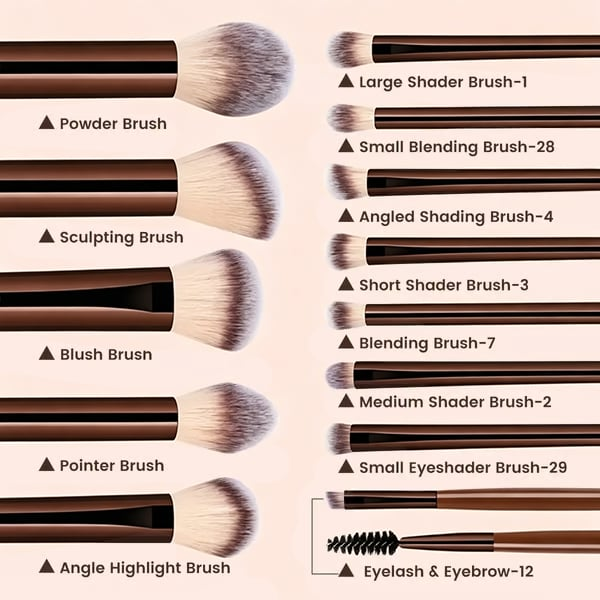 πβ¨ Professional Makeup Brush Set - Perfect for Women & Girls